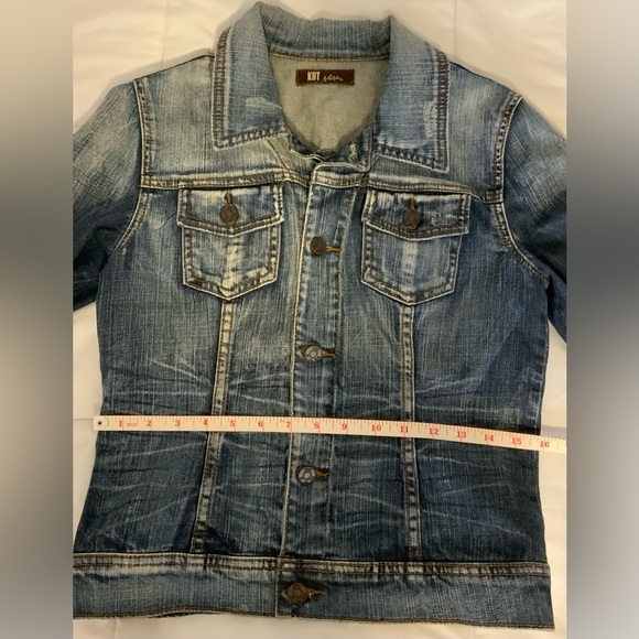 Kut from the Kloth Denim Distressed Jacket-Size XS - Picture 12 of 14